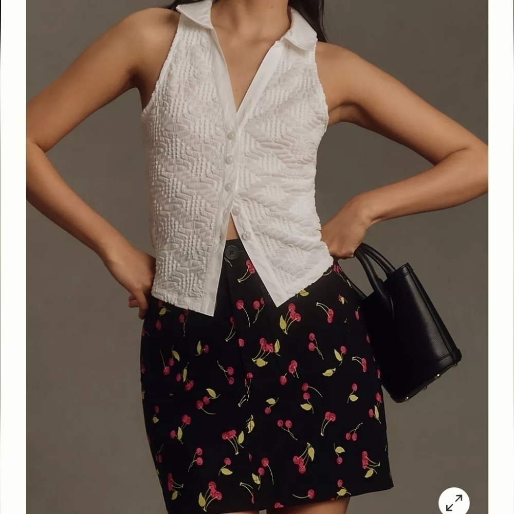Anthropologie:The Colette skirt by Maeve: mini edition! BNWT! - Picture 4 of 9